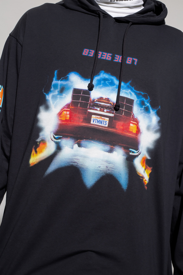 VTMNTS Hoodie with 'Back to the Future' print | Men's Clothing